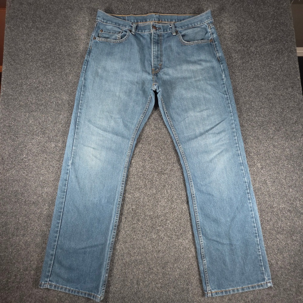 Levi's 559 Relaxed Straight Jeans Mens 36x32 Blue Medium Wash Denim 00559-0733